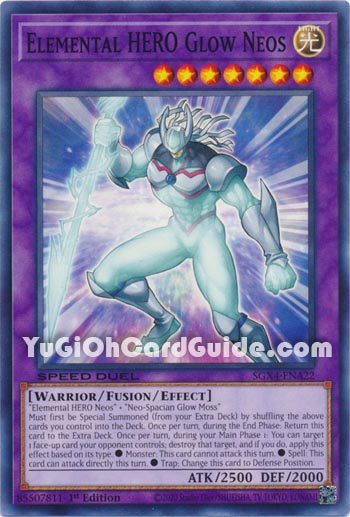 Yu-Gi-Oh Card: Elemental HERO Glow Neos