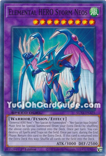 Yu-Gi-Oh Card: Elemental HERO Storm Neos