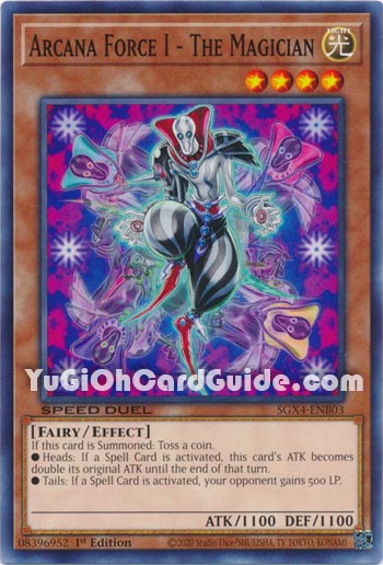 Yu-Gi-Oh Card: Arcana Force I - The Magician
