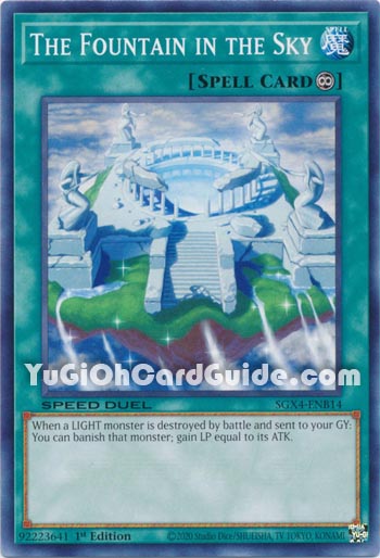 Yu-Gi-Oh Card: The Fountain in the Sky
