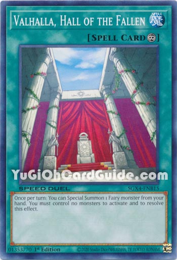 Yu-Gi-Oh Card: Valhalla, Hall of the Fallen