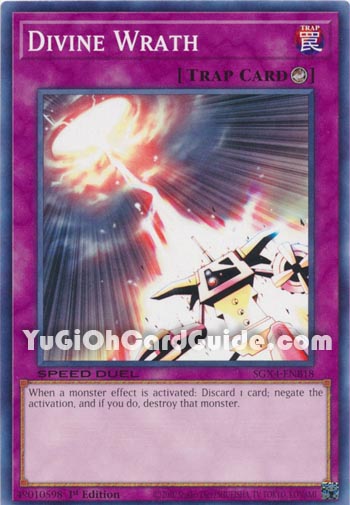 Yu-Gi-Oh Card: Divine Wrath