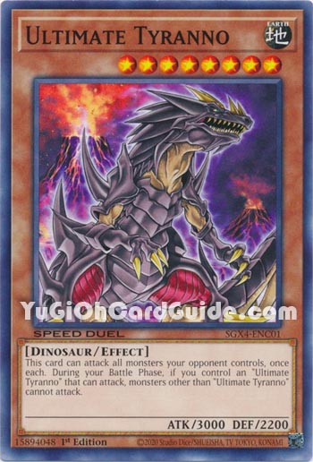 Yu-Gi-Oh Card: Ultimate Tyranno