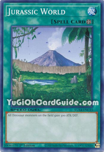 Yu-Gi-Oh Card: Jurassic World