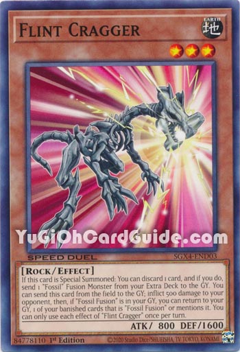 Yu-Gi-Oh Card: Flint Cragger
