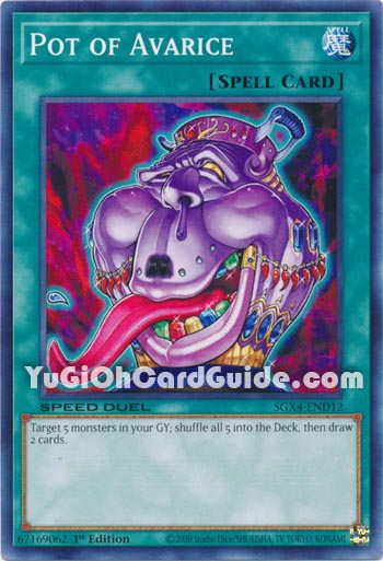 Yu-Gi-Oh Card: Pot of Avarice