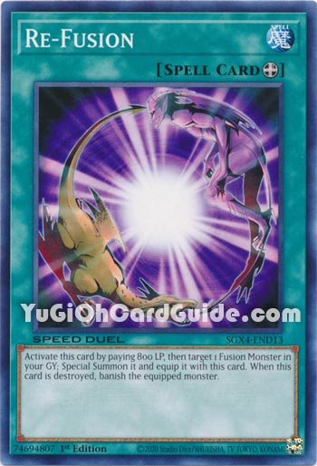 Yu-Gi-Oh Card: Re-Fusion
