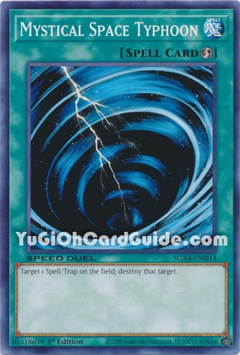 Yu-Gi-Oh Card: Mystical Space Typhoon