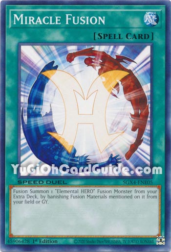 Yu-Gi-Oh Card: Miracle Fusion