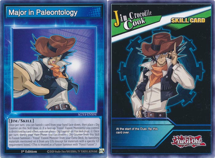Yu-Gi-Oh Card: Major in Paleontology