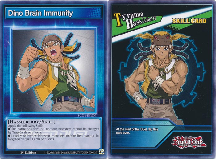 Yu-Gi-Oh Card: Dino Brain Immunity