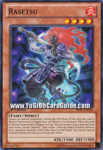 Yu-Gi-Oh Card: Rasetsu