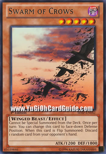 Yu-Gi-Oh Card: Swarm of Crows