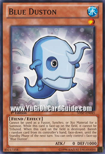 Yu-Gi-Oh Card: Blue Duston