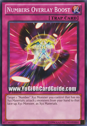 Yu-Gi-Oh Card: Numbers Overlay Boost