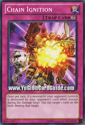 Yu-Gi-Oh Card: Chain Ignition