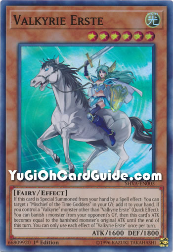 Yu-Gi-Oh Card: Valkyrie Erste