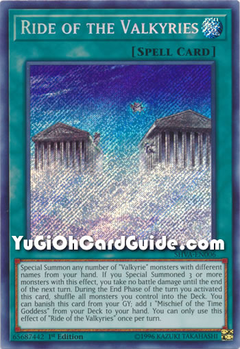 Yu-Gi-Oh Card: Ride of the Valkyries
