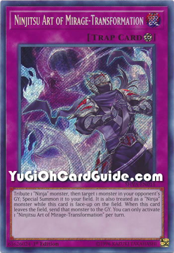 Yu-Gi-Oh Card: Ninjitsu Art of Mirage-Transformation