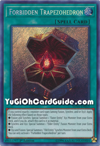 Yu-Gi-Oh Card: Forbidden Trapezohedron