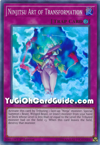 Yu-Gi-Oh Card: Ninjitsu Art of Transformation