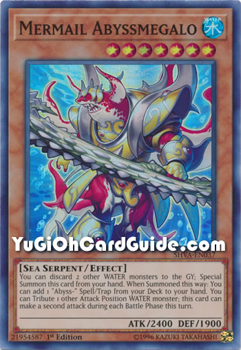 Yu-Gi-Oh Card: Mermail Abyssmegalo