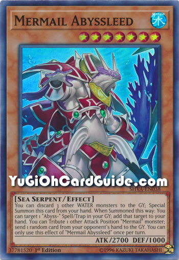 Yu-Gi-Oh Card: Mermail Abyssleed