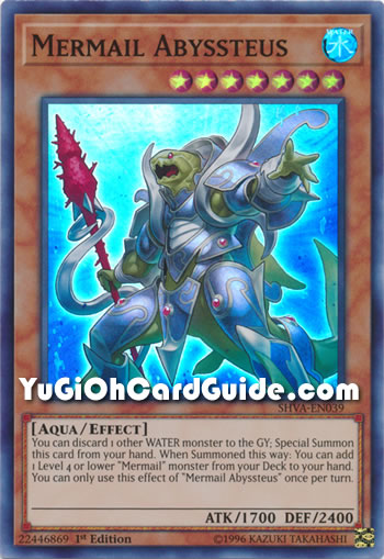 Yu-Gi-Oh Card: Mermail Abyssteus