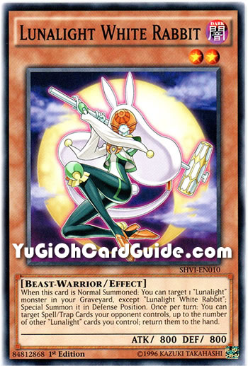 Yu-Gi-Oh Card: Lunalight White Rabbit