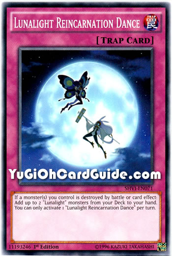 Yu-Gi-Oh Card: Lunalight Reincarnation Dance