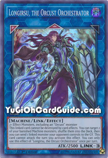 Yu-Gi-Oh Card: Longirsu, the Orcust Orchestrator