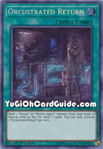 Yu-Gi-Oh! Orcustrated Core Card – SOFU-EN071 Common 1st Edition From Soul Fusion