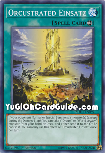 Yu-Gi-Oh Card: Orcustrated Einsatz