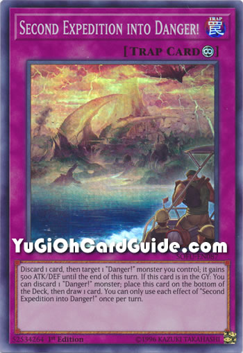 Yu-Gi-Oh Card: Second Expedition into Danger!