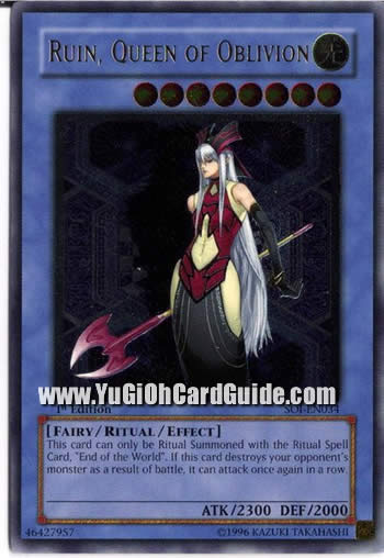 Yu Gi Oh Ruin Queen Of Oblivion