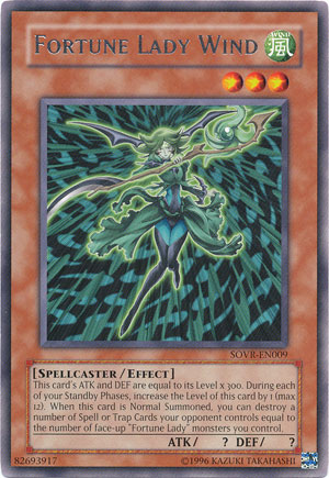 Yu-Gi-Oh Card: Fortune Lady Wind