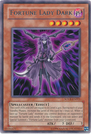 Yu-Gi-Oh Card: Fortune Lady Dark