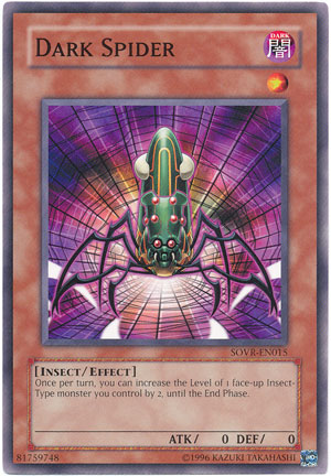 Yu-Gi-Oh Card: Dark Spider