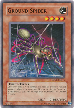 Yu-Gi-Oh Card: Ground Spider