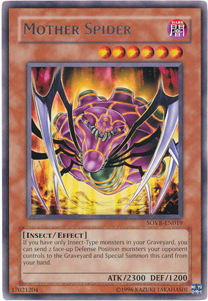 Yu-Gi-Oh Card: Mother Spider