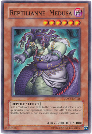 Yu-Gi-Oh Card: Reptilianne Medusa