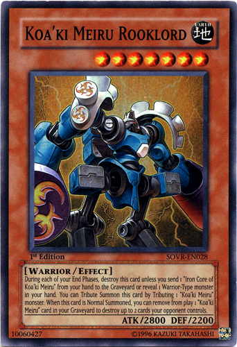 Yu-Gi-Oh Card: Koa'ki Meiru Rooklord