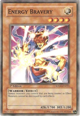 Yu-Gi-Oh Card: Energy Bravery