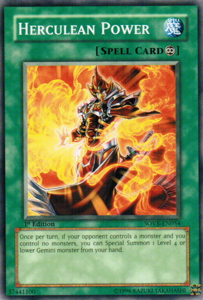 Yu-Gi-Oh Card: Herculean Power