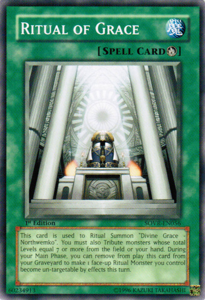 Yu-Gi-Oh Card: Ritual of Grace