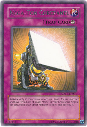 Yu-Gi-Oh Card: Nega-Ton Corepanel