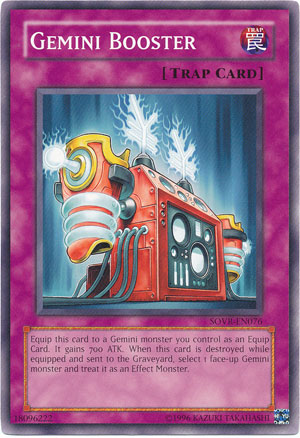 Yu-Gi-Oh Card: Gemini Booster