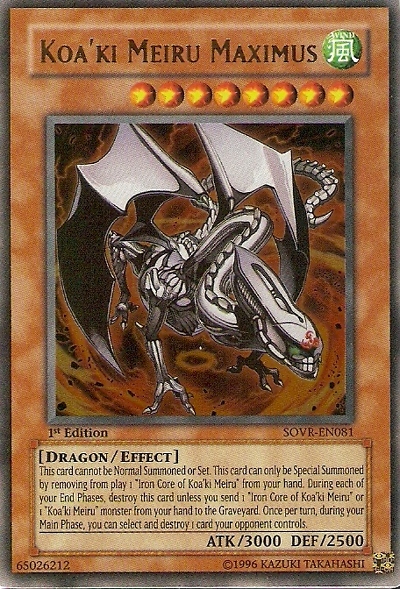 Yu-Gi-Oh Card: Koa'ki Meiru Maximus