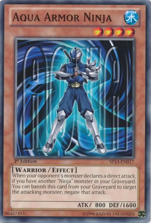 Yu-Gi-Oh Card: Aqua Armor Ninja