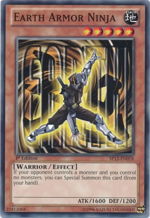 Yu-Gi-Oh Card: Earth Armor Ninja